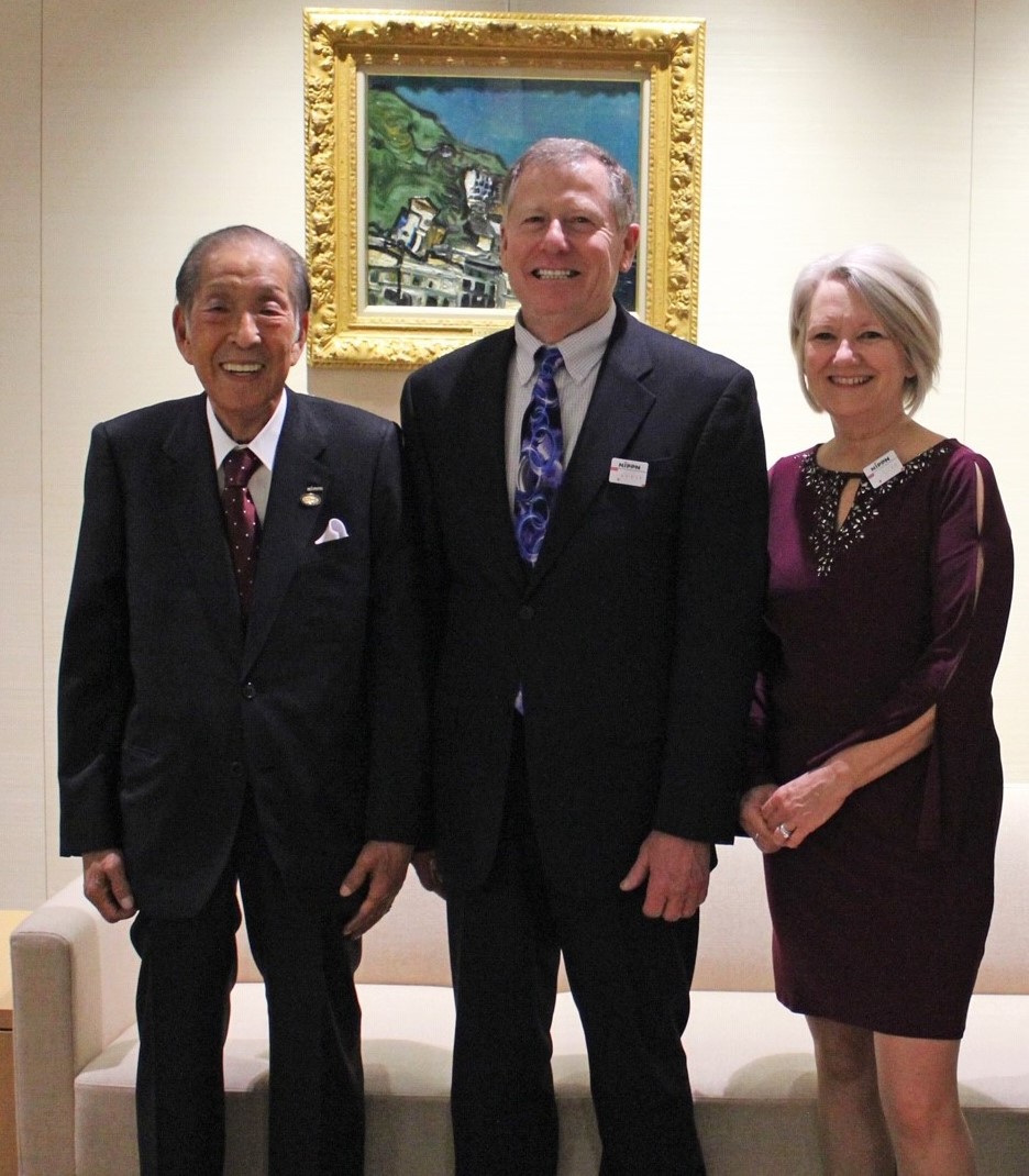 Photo of Kolstads with Mr. Sawada