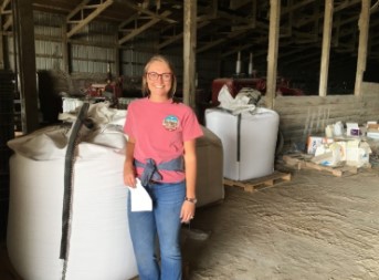 Sarah Ahrens, Nebraska Wheat Board, a first time wheat farmer