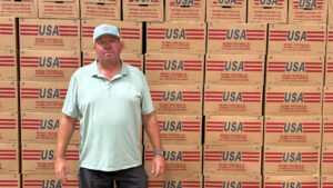 Montana wheat farmer Keven Bradley represented U.S. producers on the Food Aid Learning Journey.