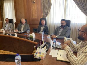 Members of the EU/MENA Board Team met with the Moatabar Group and toured its flour mill during the stop in Egypt.